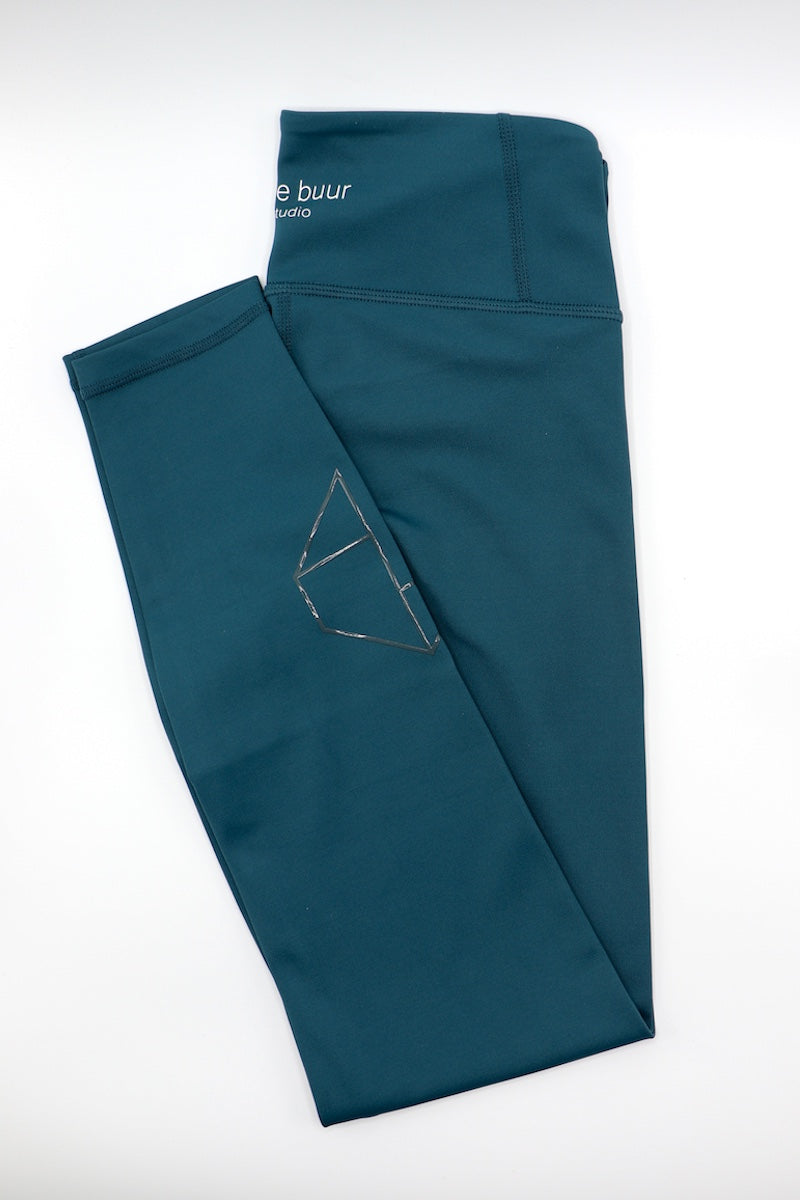 Feel Loved Leggings - Petrol