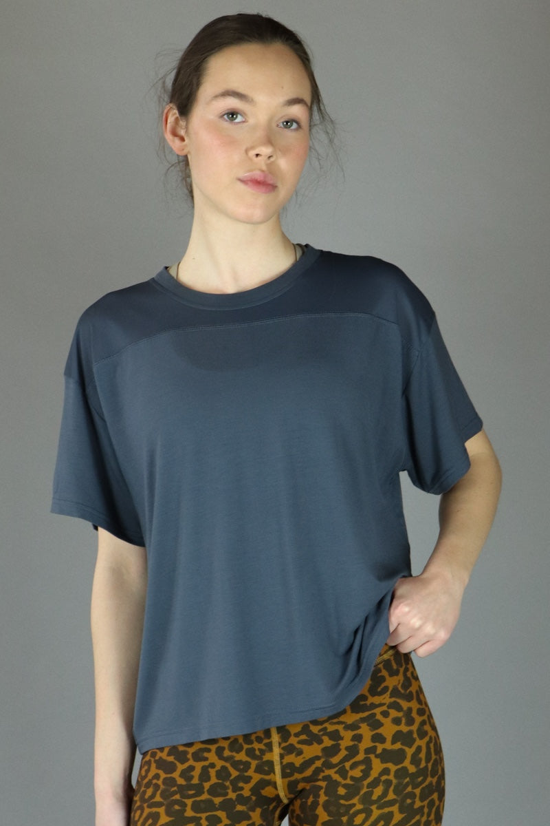
                  
                    Be Extra Calm Tee - Ombre Blue
                  
                