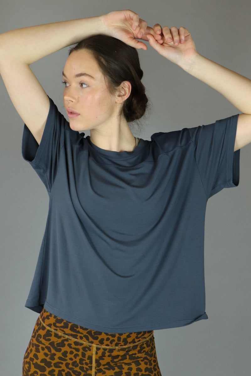
                  
                    Be Extra Calm Tee - Ombre Blue
                  
                