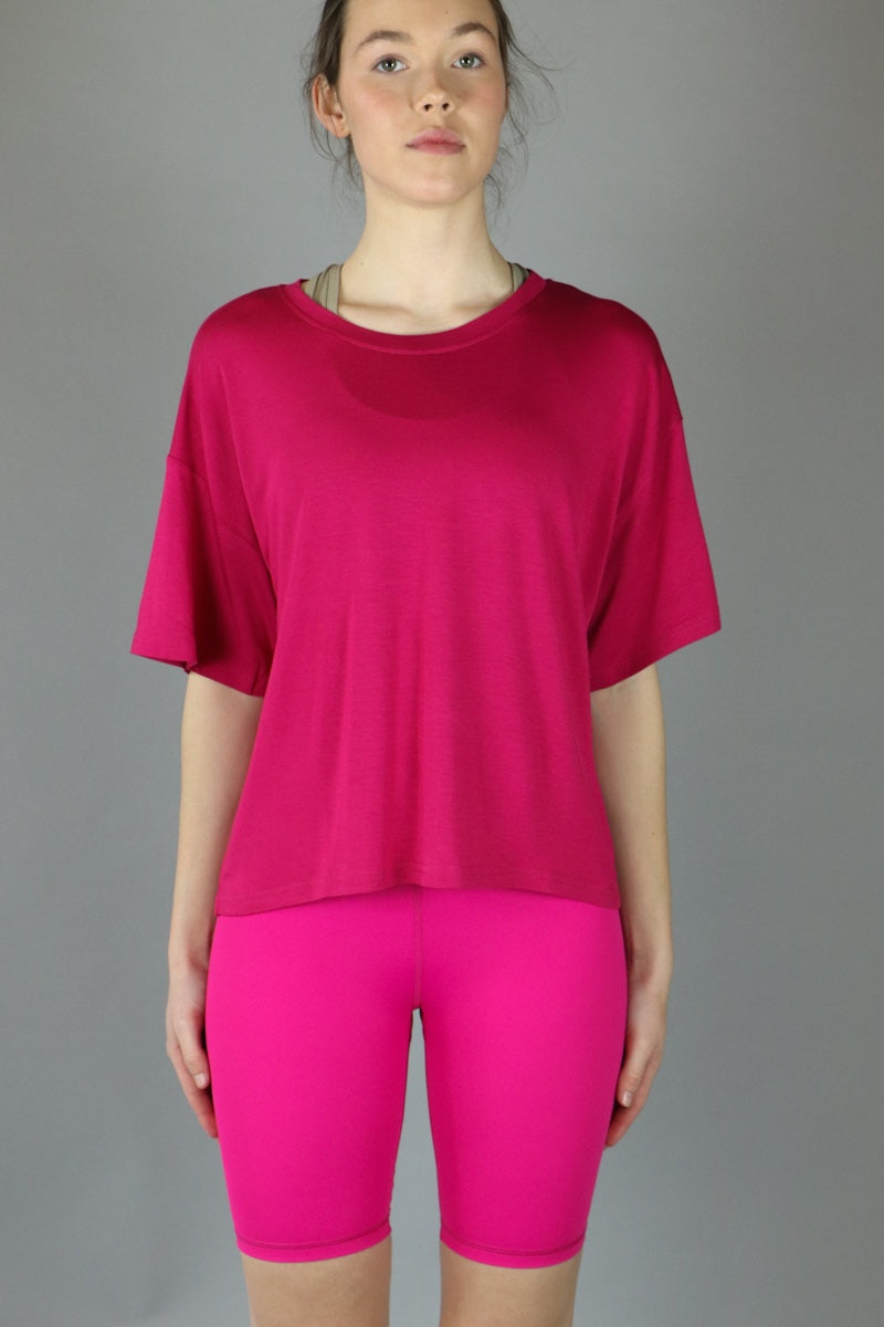 
                  
                    Square Tee - Cherise
                  
                