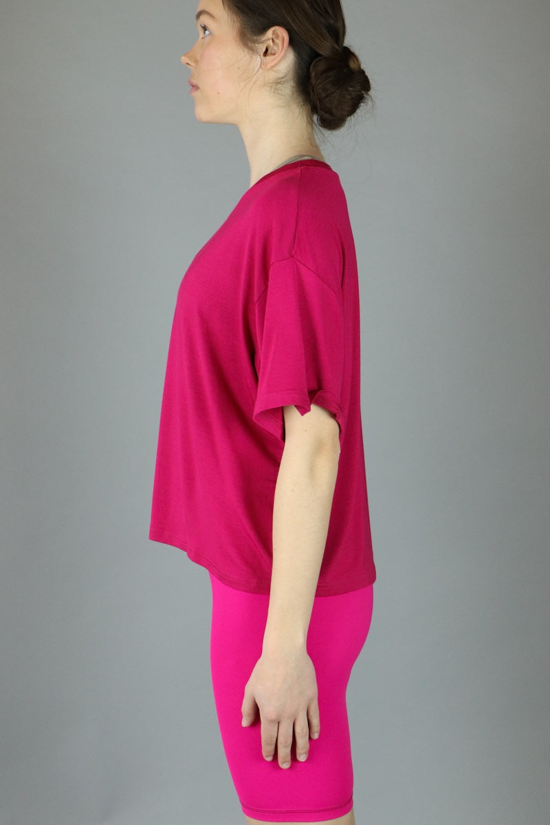 
                  
                    Square Tee - Cherise
                  
                