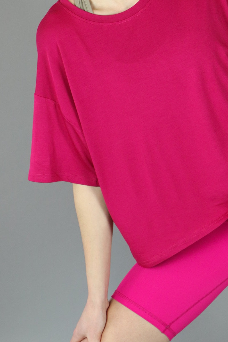 
                  
                    Square Tee - Cherise
                  
                